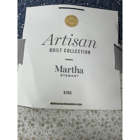 Martha Stewart Collection Artisan Hand Crafted Log Cabin KING Quilt ,$600 - Picture 4 of 8